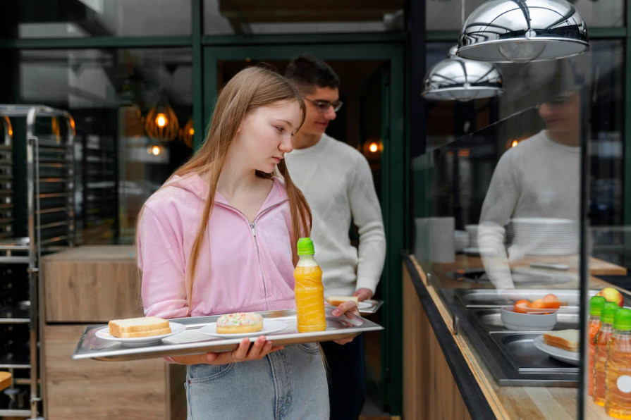 pranzo per la scuola adolescenti