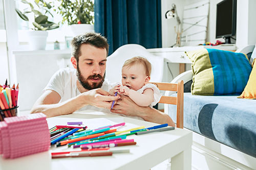 rifiuta il tummy time